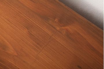 レトロ家具　和製アンティーク　ヒノキ材　柔らかな木の風合いが魅力の文机(ローテーブル)(R-037448)