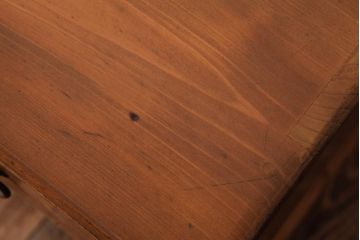 レトロ家具　和製アンティーク　ヒノキ材　柔らかな木の風合いが魅力の文机(ローテーブル)(R-037448)