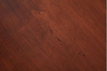 レトロ家具　昭和初期　栓材・桐材・楓　透かし彫り　上品な佇まいの文机(ローテーブル)(R-037449)