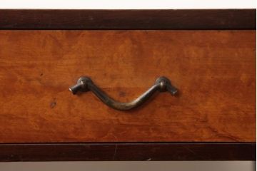 レトロ家具　昭和初期　栓材・桐材・楓　透かし彫り　上品な佇まいの文机(ローテーブル)(R-037449)