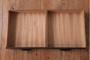 レトロ家具　昭和期　透かし彫りが印象的な文机(座机、ローテーブル)(R-037455)