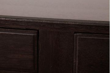 レトロ家具　昭和期　透かし彫りが印象的な文机(座机、ローテーブル)(R-037455)