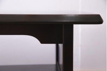 中古　北海道民芸家具　高級感漂う和モダンなセンターテーブル(リビングテーブル)(R-037459)