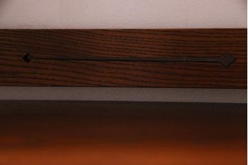 中古　高級品　松本伝統　指物工芸家具　漆塗り　ケヤキ材の杢目が美しい飾り棚(茶棚)(R-037462)