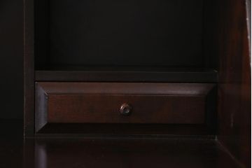 中古　北海道民芸家具　上質な作りが魅力のライティングビューロー(机、在宅ワーク、在宅用引き出し、ワークデスク)(定価約34万円)(R-037463)