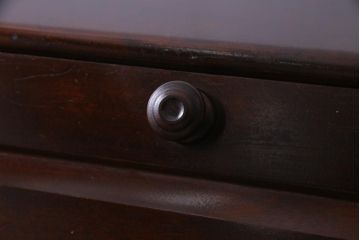 中古　北海道民芸家具　上質な作りが魅力のライティングビューロー(机、在宅ワーク、在宅用引き出し、ワークデスク)(定価約34万円)(R-037463)