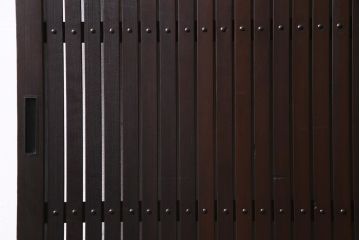 アンティーク家具　店舗にもおすすめ　和モダンに合う特大サイズの平格子戸1枚(引き戸、建具)(R-037466)