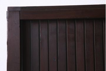 アンティーク家具　店舗にもおすすめ　和モダンに合う特大サイズの平格子戸1枚(引き戸、建具)(R-037466)