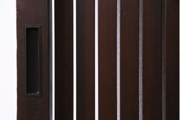 アンティーク家具　店舗にもおすすめ　和モダンに合う特大サイズの平格子戸1枚(引き戸、建具)(R-037466)