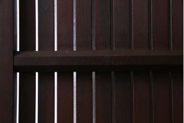 アンティーク家具　店舗にもおすすめ　和モダンに合う特大サイズの平格子戸1枚(引き戸、建具)(R-037466)