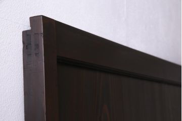 アンティーク家具　大正昭和初期　大正ロマンにもレトロスタイルにも合うガラス戸1枚(引き戸、建具)(R-037467)