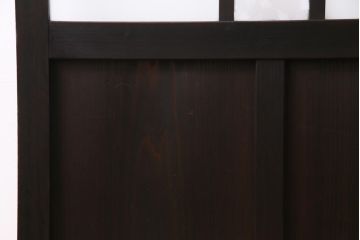 アンティーク建具　和製アンティーク　大正昭和期　デザインガラスが目を引くガラス戸1枚(R-037468)