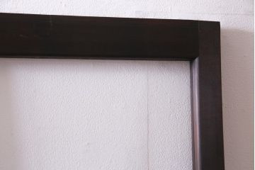 アンティーク家具　大正昭和初期　和洋折衷の空間にも馴染むガラス戸2枚セット(引き戸、建具)(R-037469)