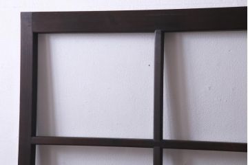 アンティーク家具　大正昭和初期　和洋折衷の空間にも馴染むガラス戸2枚セット(引き戸、建具)(R-037469)