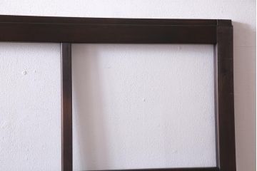 アンティーク家具　大正昭和初期　和洋折衷の空間にも馴染むガラス戸2枚セット(引き戸、建具)(R-037469)