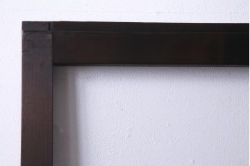 アンティーク家具　大正昭和初期　和洋折衷の空間にも馴染むガラス戸2枚セット(引き戸、建具)(R-037469)