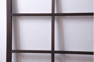 アンティーク家具　大正昭和初期　和洋折衷の空間にも馴染むガラス戸2枚セット(引き戸、建具)(R-037469)