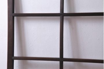 アンティーク家具　大正昭和初期　和洋折衷の空間にも馴染むガラス戸2枚セット(引き戸、建具)(R-037470)