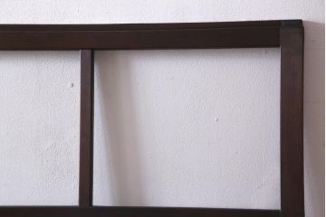 アンティーク家具　大正昭和初期　和洋折衷の空間にも馴染むガラス戸2枚セット(引き戸、建具)(R-037470)