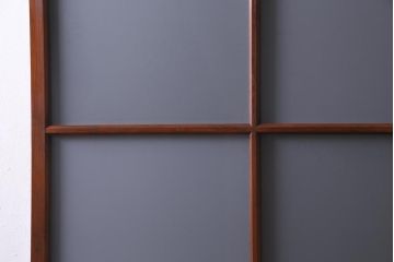 レトロ家具　趣のある昭和レトロなガラス戸(引き戸、建具)(R-037471)