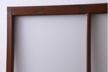 レトロ家具　趣のある昭和レトロなガラス戸(引き戸、建具)(R-037471)
