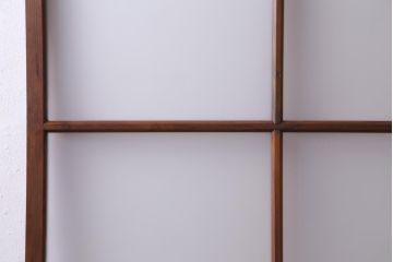 レトロ家具　趣のある昭和レトロなガラス戸(引き戸、建具)(R-037471)