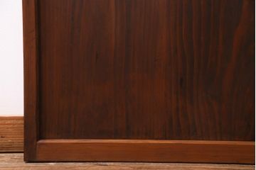 レトロ家具　趣のある昭和レトロなガラス戸(引き戸、建具)(R-037471)