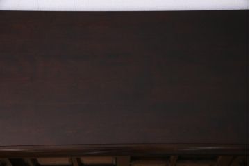 中古　北海道民芸家具　HM135　シックな雰囲気漂うサイドボード(リビングボード、キャビネット、収納棚)(定価約27万円)(R-037474)