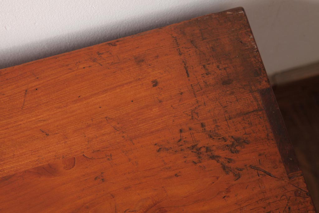 アンティーク家具　和製アンティーク　ヒノキ材の味わいが魅力的な小引き出し(小物収納)(R-037476)