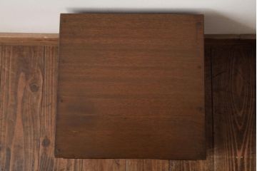 アンティーク家具　和製アンティーク　ラワン材　レトロでシンプルな小引き出し(小物収納)(R-037477)