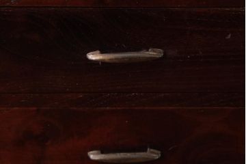 アンティーク家具　和製アンティーク　桑材貼り　上品でレトロな裁縫箱(小引き出し、小物収納)(R-037478)