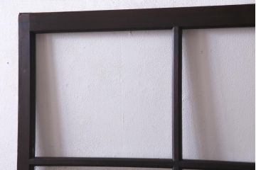 アンティーク家具　ダイヤガラスがおしゃれなレトロシックに合うガラス戸1枚(引き戸、建具)(R-037479)