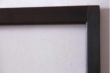 アンティーク家具　ダイヤガラスがおしゃれなレトロシックに合うガラス戸1枚(引き戸、建具)(R-037479)