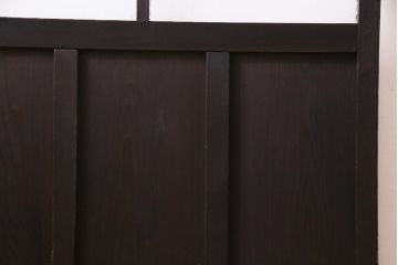 アンティーク家具　ダイヤガラスがおしゃれなレトロシックに合うガラス戸1枚(引き戸、建具)(R-037479)