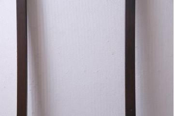 レトロ家具　モールガラスが魅力のノスタルジックなガラス戸1枚(引き戸、建具)(R-037483)