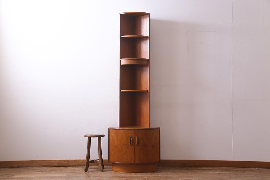 ヴィンテージ g-plan コーナーキャビネットビューロー 仕上済 ジープラン / G-PLAN フレスコシリーズ コーナーキャビネット