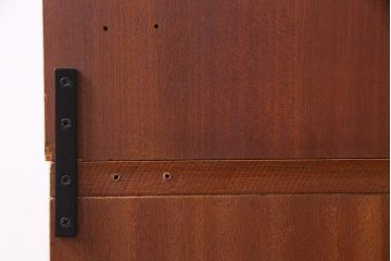 ヴィンテージ家具　G-PLAN(ジープラン)　北欧家具　チーク材　照明付き　コーナーキャビネット(コーナーシェルフ、棚、戸棚、ビンテージ)(R-037485)