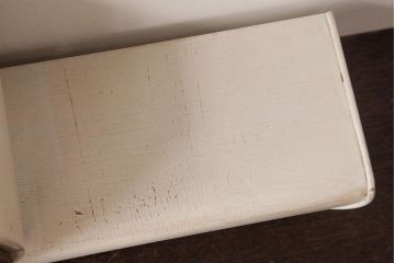 SEIKO(セイコー)　Seiko Chime　ゼンマイ式　テンプ式　シャビーペイントがおしゃれなウェストミンスター置時計(古時計)(R-037488)