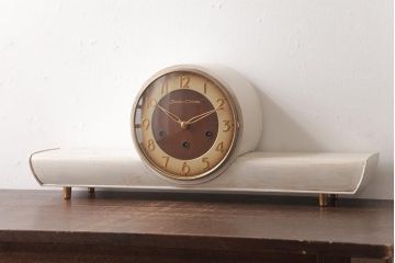 SEIKO(セイコー)　Seiko Chime　ゼンマイ式　テンプ式　シャビーペイントがおしゃれなウェストミンスター置時計(古時計)(R-037488)