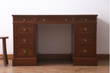 中古　DREXEL HERITAGE JAPAN(ドレクセルヘリテイジ・ジャパン)　Triune(トライユン)　デスク(机、在宅ワーク、在宅用)(定価約75万円)(R-037490)