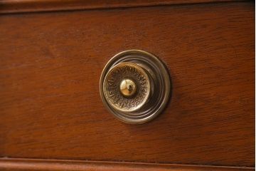 中古　DREXEL HERITAGE JAPAN(ドレクセルヘリテイジ・ジャパン)　Triune(トライユン)　デスク(机、在宅ワーク、在宅用)(定価約75万円)(R-037490)