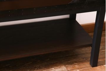 アンティーク家具　和製アンティーク　前面桐材　佐渡箪笥　脚付きリメイク　風格漂う箪笥サイドボード(R-037493、桐箪笥、桐たんす)