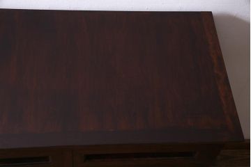 ビンテージ家具　松本民芸家具　503型　直線のデザインが目を引くチェスト(引き出し、衣装箪笥、整理箪笥)(定価約33万円)(R-037494)