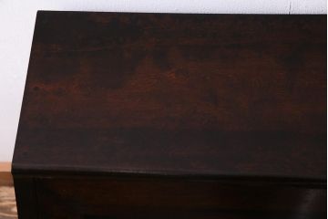 中古　松本民芸家具　高山式座ビューロー　和モダンな雰囲気が魅力の簿記机(定価約26万5千円)