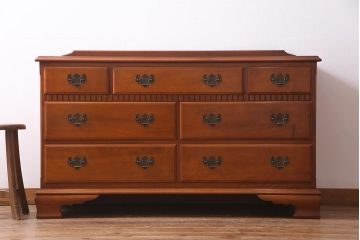 中古　横浜クラシック家具　ダニエル(Daniel)　アーリーアメリカン　カントリースタイルにおすすめなチェスト(R-037499)