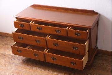 中古　横浜クラシック家具　ダニエル(Daniel)　アーリーアメリカン　カントリースタイルにおすすめなチェスト(R-037499)