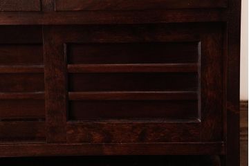 ビンテージ家具　松本民芸家具　絶版品!#303型　八角鏡台(ミラー、ドレッサー、ヴィンテージ)(R-037504)