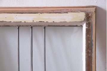 アンティーク建具 イギリスアンティーク ステンドグラスのペイントフィックス窓・大(明り取り)(R-037513)