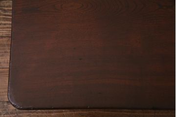 アンティーク家具　和製アンティーク　栓材　味わい深いレトロなちゃぶ台(ローテーブル、花台、飾り台)(R-037519)