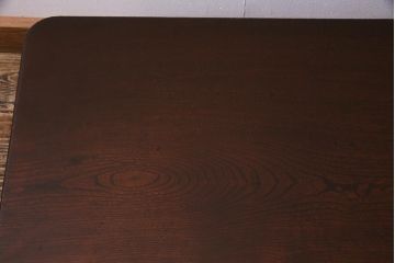 アンティーク家具　和製アンティーク　栓材　味わい深いレトロなちゃぶ台(ローテーブル、花台、飾り台)(R-037519)
